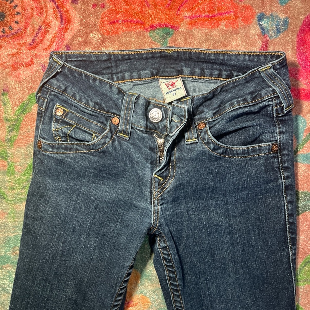 VINTAGE TRUE RELIGION BOOTCUT JEANS SIZE 27